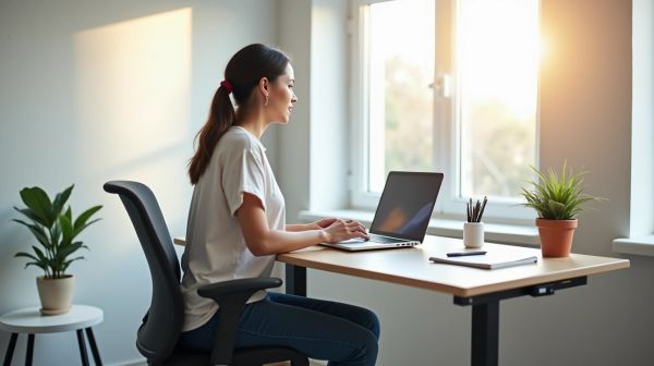 Bureau assis debout : améliorer votre confort au travail facilement